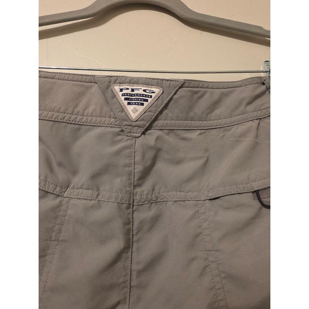 Columbia PFG Capri Pants Gray Hiking Fishing Utility Outdoor Y2K - Picture 5 of 8